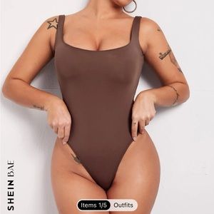 Brown Bodysuit